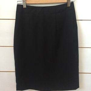 Banana Republic Black Pencil Skirt Size 0